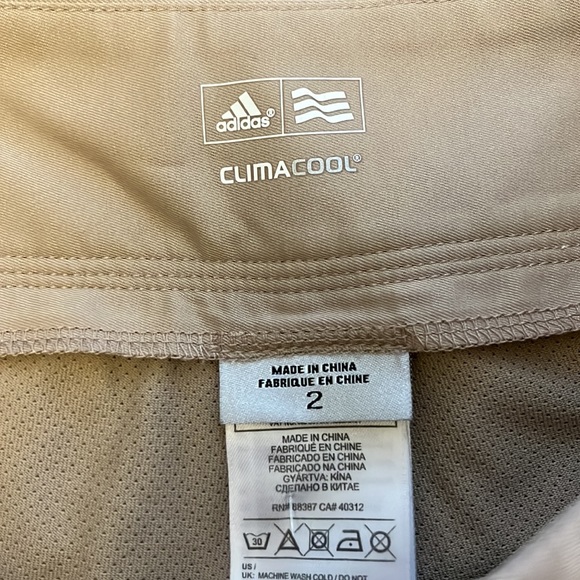 Adidas clima cool beige/tan athletic skort size 2 - Picture 4 of 6